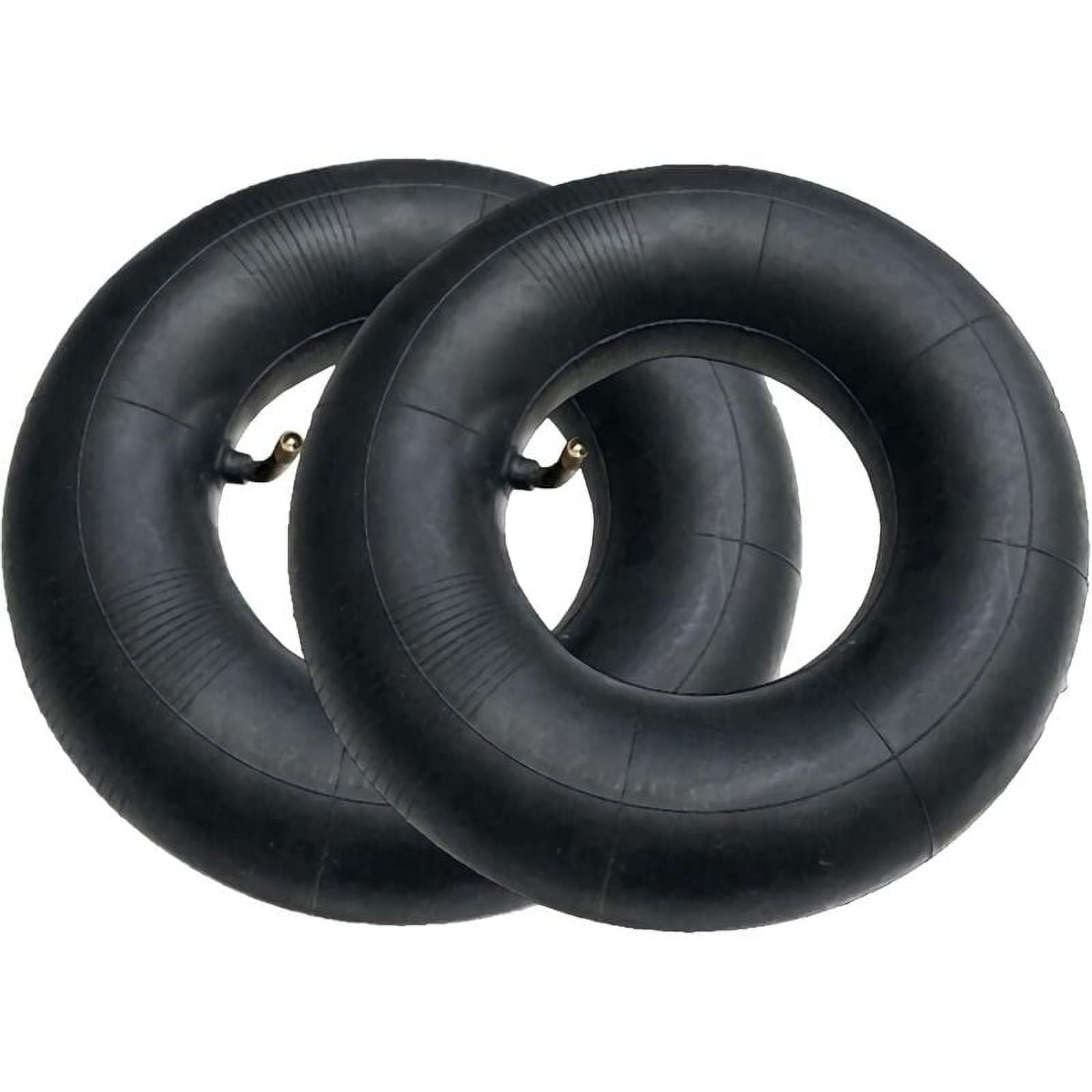 2 Pieces 4.10/3.504 Inner Tube with Valve Stem for Wheelbarrow Lawn