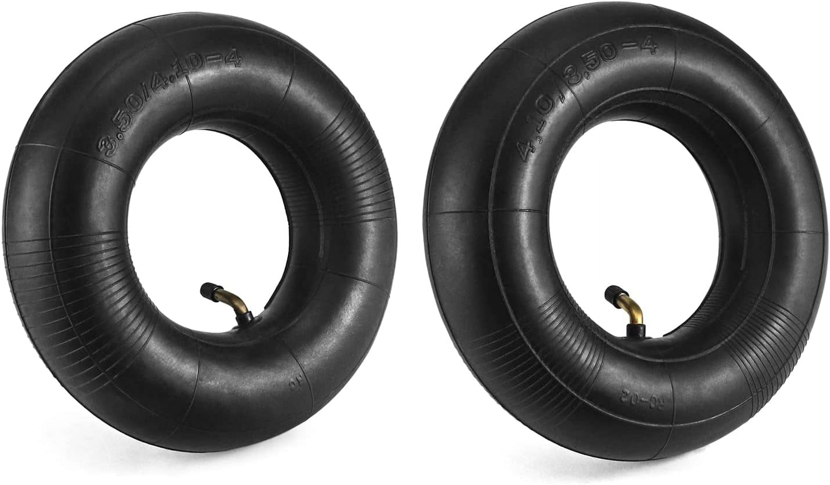 2 Pieces 4.10/3.504 Wheelbarrow Inner Tube, Replacement Inner Tubes