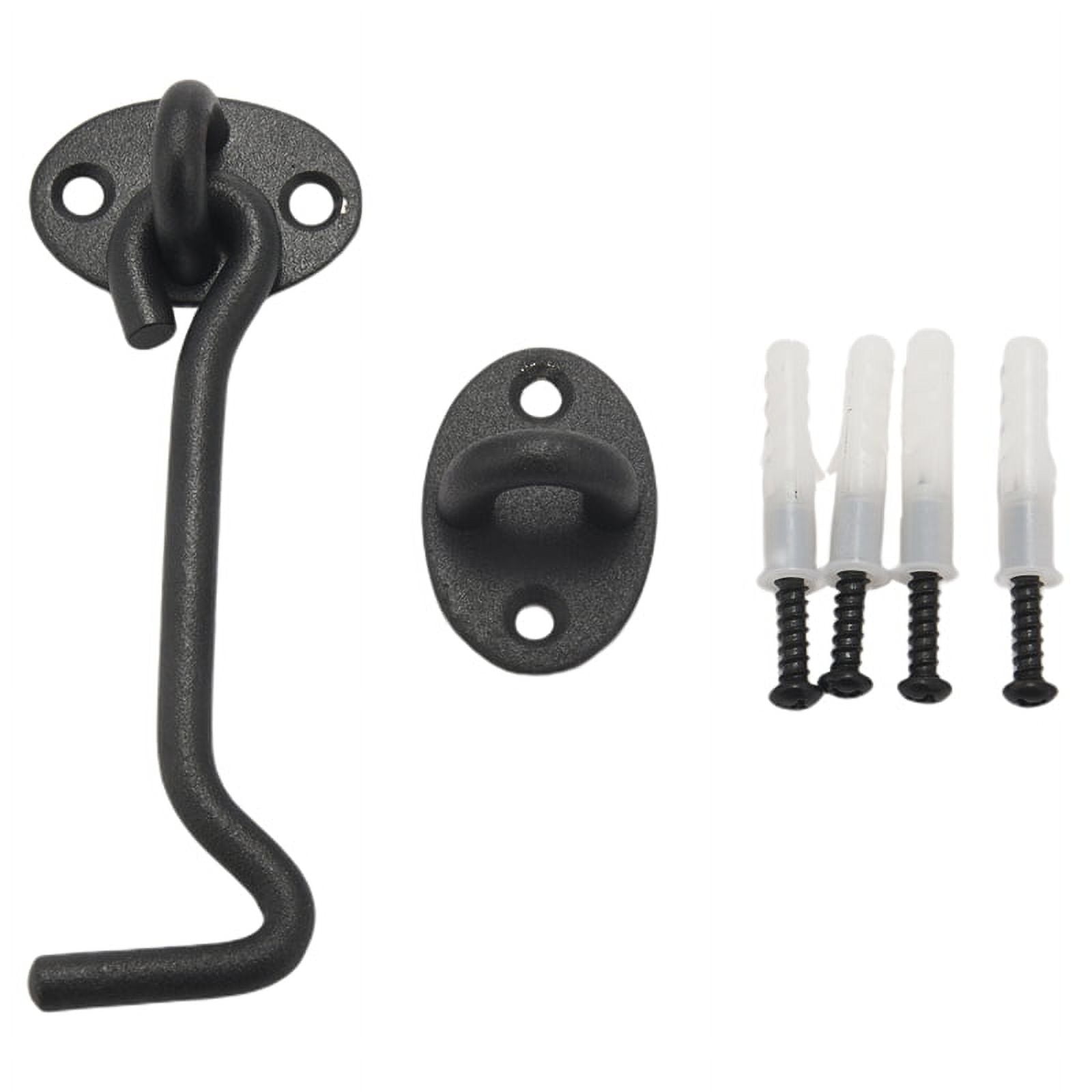 2 Pieces 4 Inch Barn Door Lock Barn Door Lock Heavy Solid Door Lock