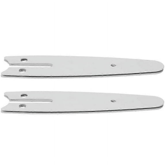 2 Pieces 4 Inch Mini Chainsaw Guide Plate Replacement Guide Bar for 4 Inch Electric Chainsaw Parts