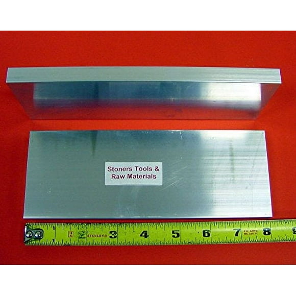 2 Pieces 5/8" X 4" Aluminum 6061 Flat BAR 8" Long Solid T6 Plate New Mill Stock