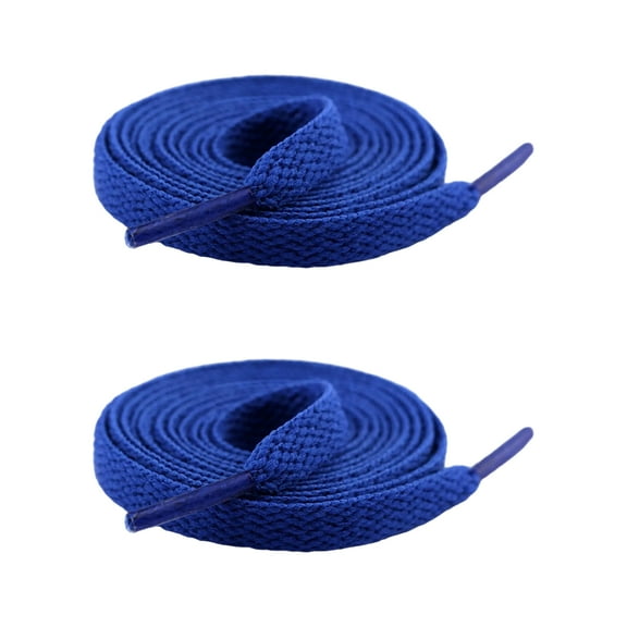 2 Pieces 8mm Wide Flat Sneaker Shoelaces Multipurpose Replacement Multicolored Laces for Everyday Footwear Shoes Strings