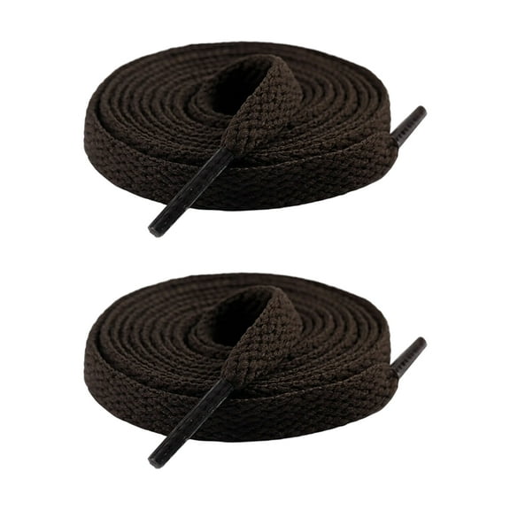 2 Pieces 8mm Wide Flat Sneaker Shoelaces Multipurpose Replacement Multicolored Laces for Everyday Footwear Shoes Strings
