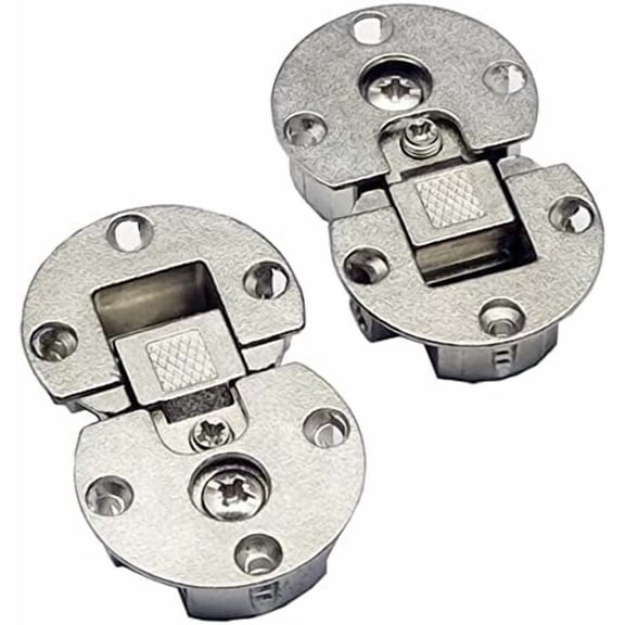 (2 Pieces) 90-Degree Flap Hinge Adjustable Cabinet Door Hidden Special Table Pull-Down Hinge Flat$$Tools & Hardware Other