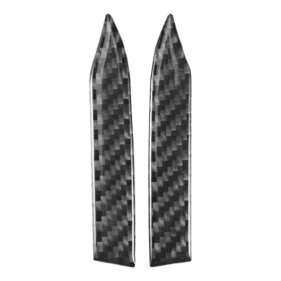 2 Pieces Anti-Scratch Trim Sticker,Carbon Fiber Rearview Mirror Protector Anti-Rub Strip Sticker Anti-Collision Strip