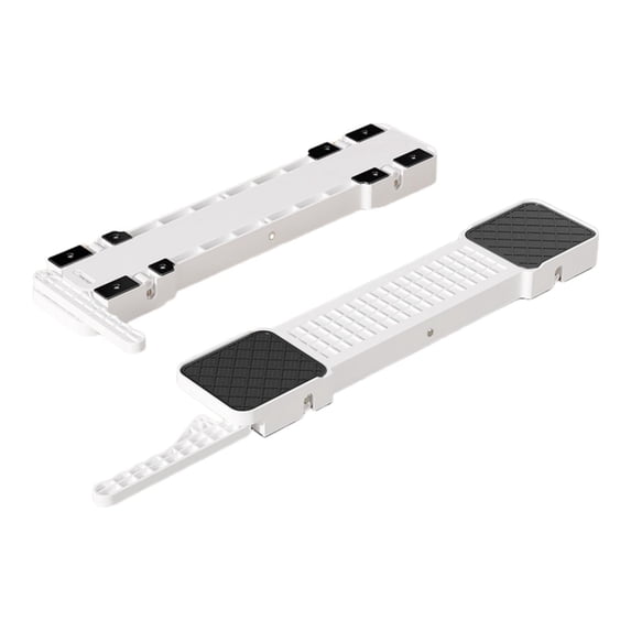 2 Pieces Appliance Roller Slider Liftable Heavy Duty Construction PP Material Home Laundry Room