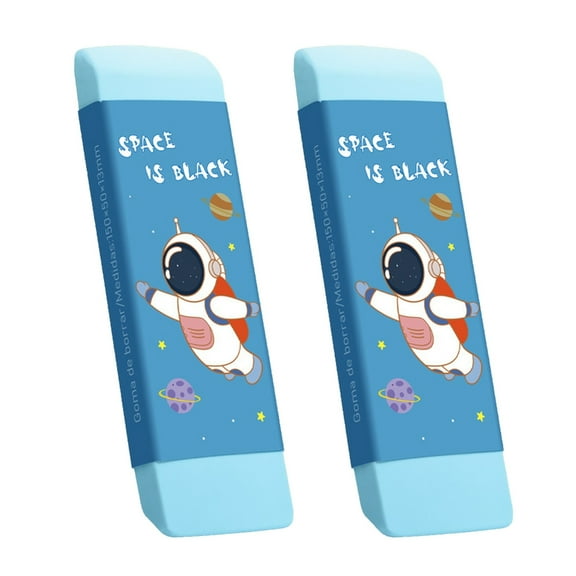2 Pieces Art Painting Erasers Cute Cartoon Pencil Erasers Super Jumbo-Erasers