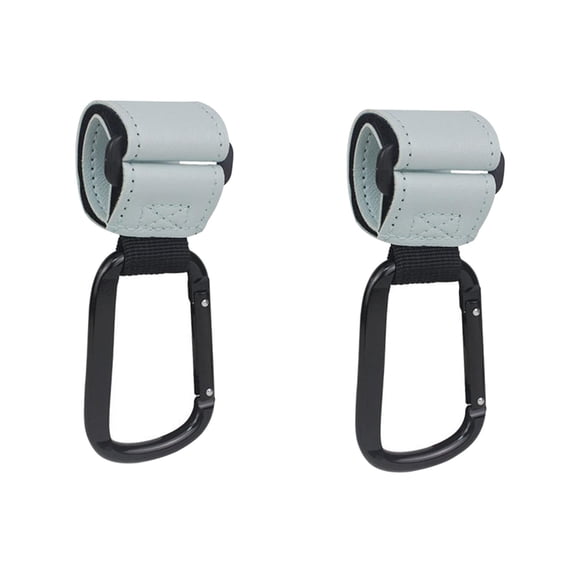 2 Pieces Baby Hooks Clip Accessories for Bicycles Light Blue