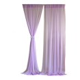 thumbnail image 1 of 2 Pieces Backdrop Curtains Background Drapes Photo Curtain Wrinkle Free Polyester for Party Wedding Photography, 1 of 9