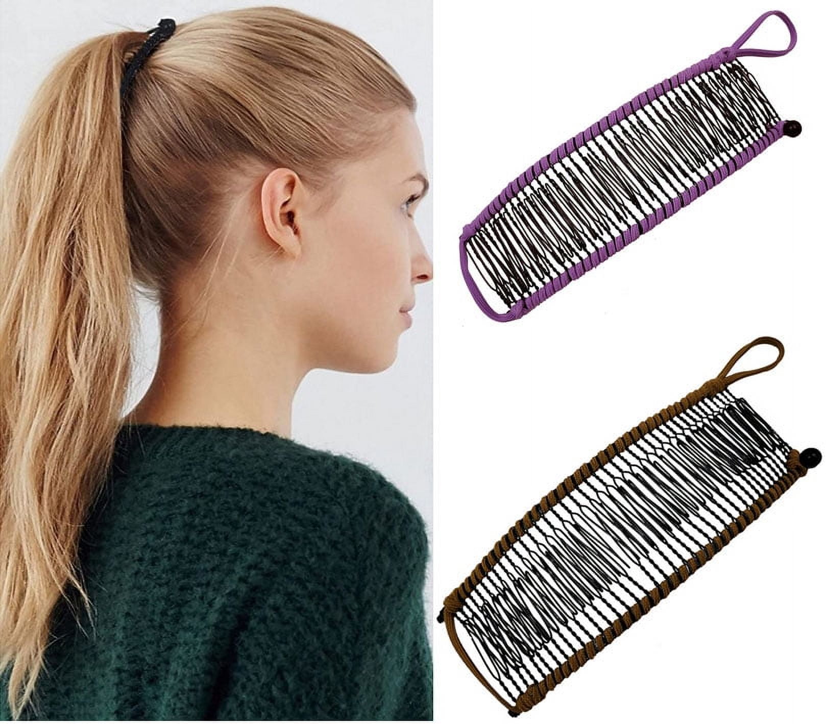 Banana Hair Clips Vintage Clincher Combs Tool for Thick Curly Hair  Accessories Combs Double Banana Clip Set for Women Girls Style A