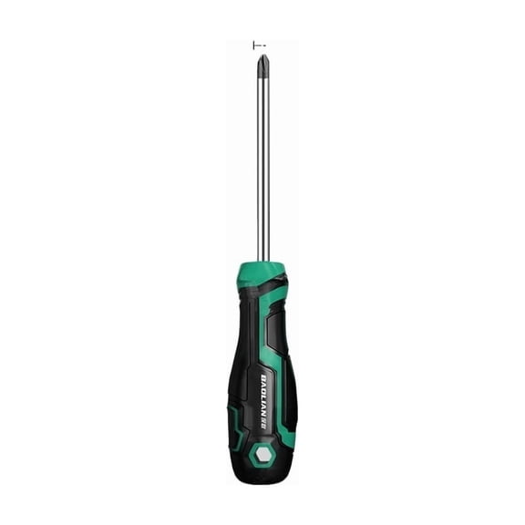 2 Pieces Baolian Industrial Grade Cross-Shaped Magnetic Screwdriver Set - Super-Hard Tools for Professionals
