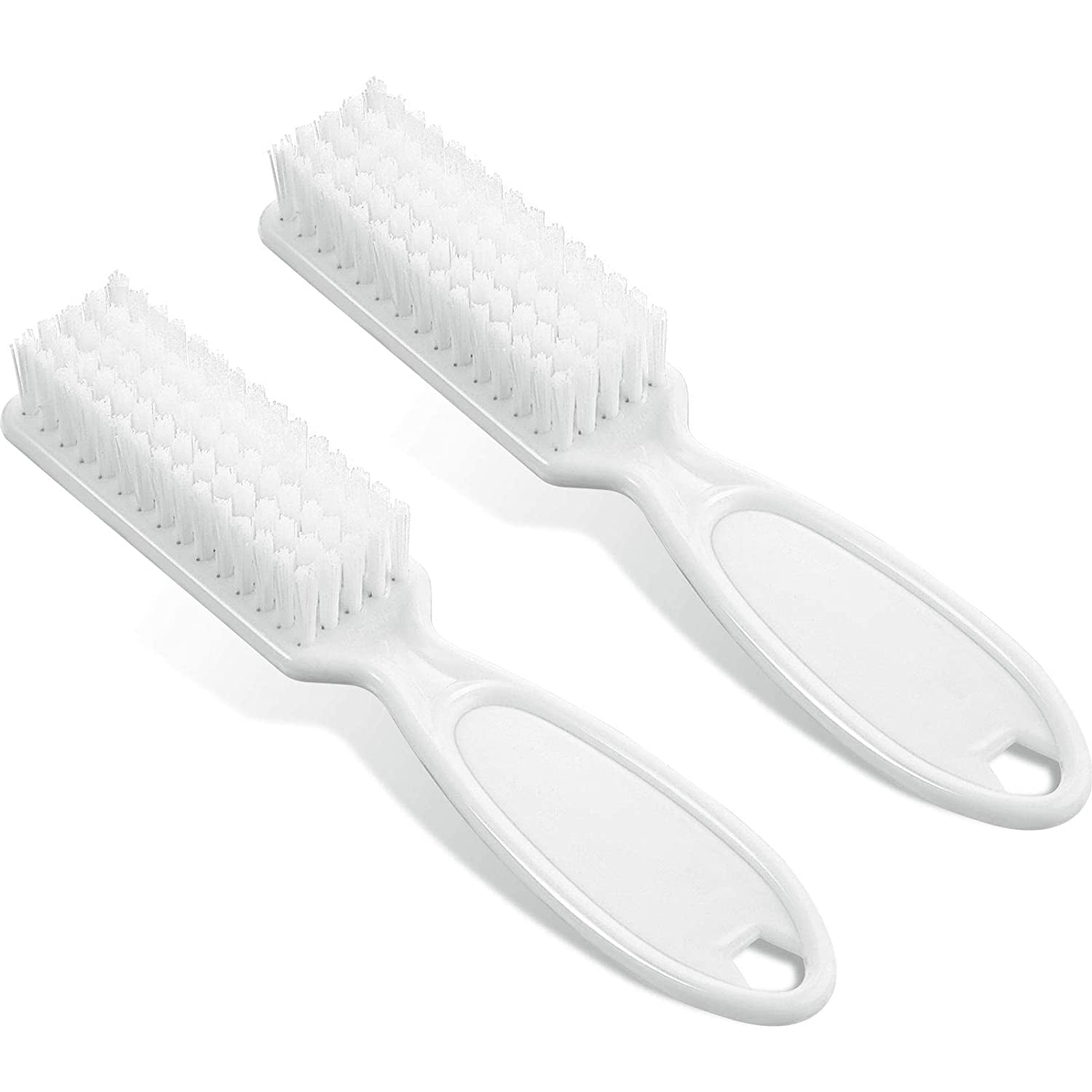 2 Pieces Barber Blade Cleaning Brush Hair Clipper Brush Nail Brush Tool