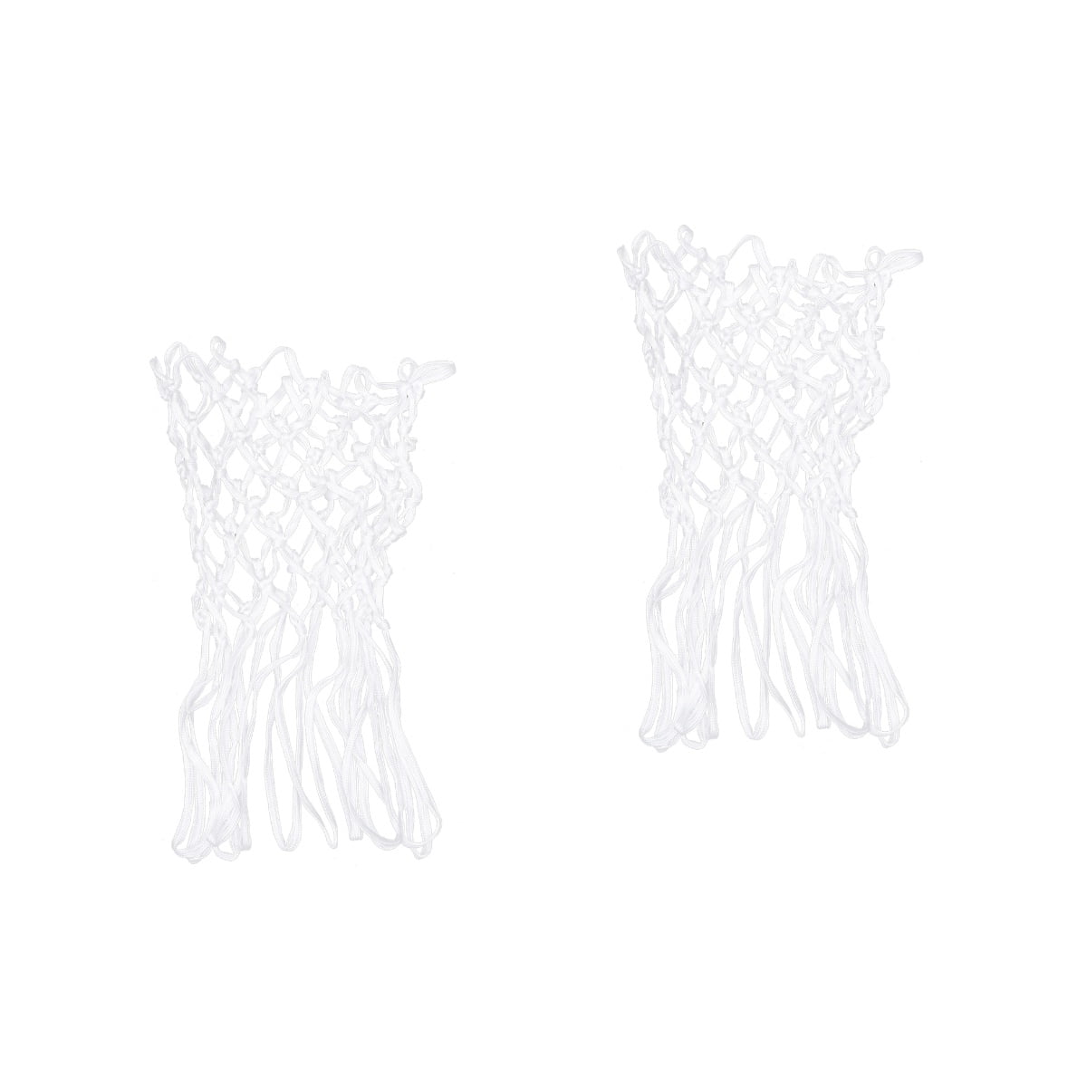 2 Pieces Basketball Net Mini Hoop Heavy-duty Outdoor Replacement Nets Accessories Bold