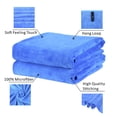 thumbnail image 1 of 2-Pieces Bath Towel Set For Bathroom,Ultra Absorbent Solid Blue 30"x60", 1 of 5