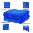 thumbnail image 1 of 2-Pieces Bath Towel Set For Bathroom,Ultra Absorbent Solid Dark Blue 30"x60", 1 of 5