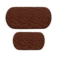 thumbnail image 1 of Mmeneyy Memory Foam Bath Mat Set of 2, Cobblestone Textured Non-Slip Absorbent Machine Washable Rugs for Bathroom Kitchen, 1 of 7