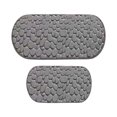 thumbnail image 1 of Mmeneyy Memory Foam Bath Mat Set of 2, Cobblestone Textured Non-Slip Absorbent Machine Washable Rugs for Bathroom Kitchen, 1 of 7