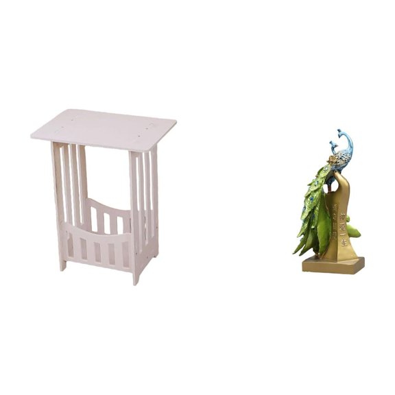 2 Pieces Bedside Table Side Table Nightstand Durable Material for Living Room Office Home Decor