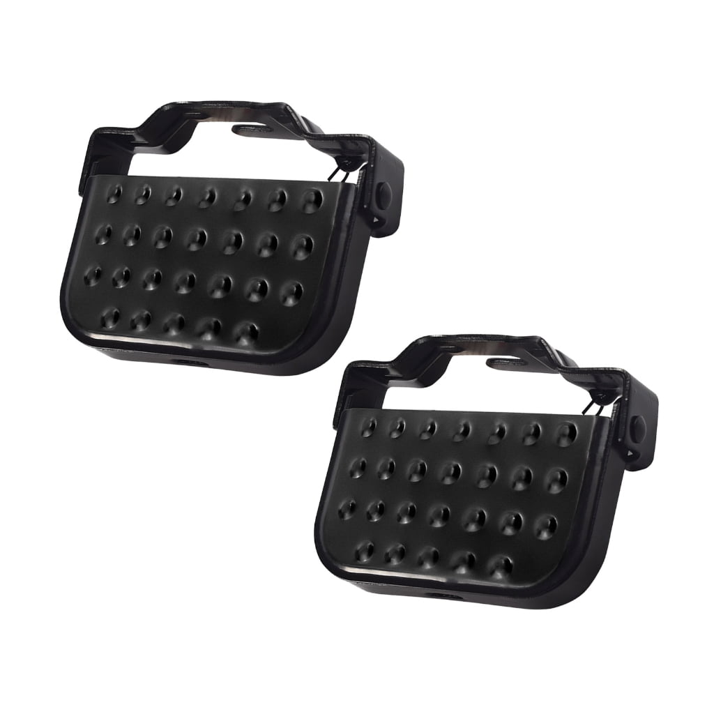 2 Repose-pieds Vélo Pliants - Pédales De Repos En Acier Pour Accessoire Moto/cycle