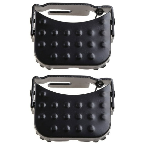 2 Pieces Bike Foot Pegs, Bike Rear Pedals, Anti-Slip Rear Feet Pedals, BMX Pegs, Universal Steel Folding Bike Foot Pegs