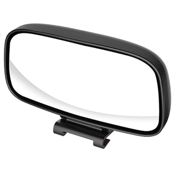2 Pieces Blind Spot Car Auxiliary Mirror Auto Snap Way Clip On Side Rearview Mirror Adjustable 360° Rotation Wide Angle Convex Mirror Universal for Car Truck SUV