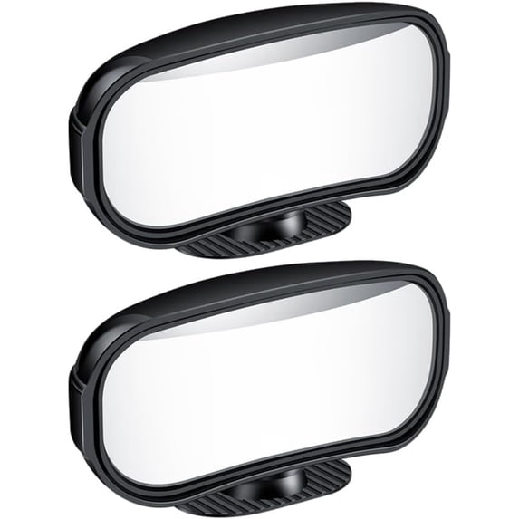 2 Pieces Blind Spot Mirrors Fit for Most Models Rotatable Convex Rear ...