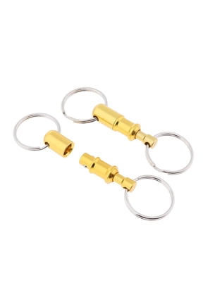2 Pieces Breakaway Key Separate Car Keys Quick Release Keychain en