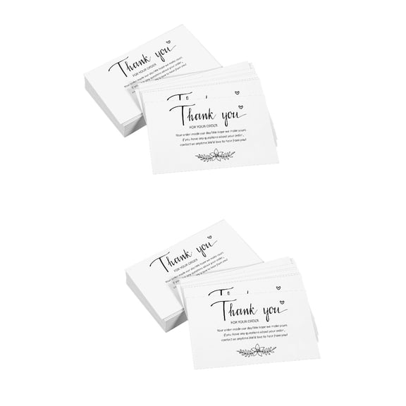 2 Pieces Bulk Thank You Cards with Envelopes Gift Bride