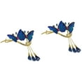 thumbnail image 1 of 2 Pieces Butterfly Embroidered Hair Clip Accessories Trend Fashion Bride, 1 of 8