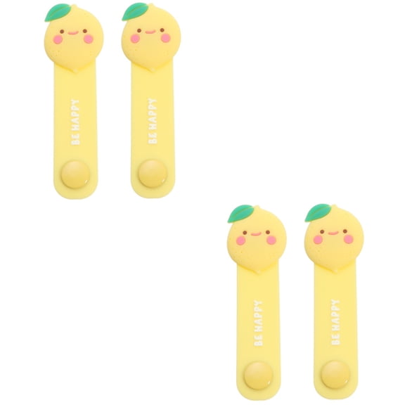 2 Pieces Cables Electronic Cable Reel 9.8*3.5cm Yellow