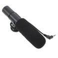 thumbnail image 1 of 2 Pieces Camera Microphone for and Smartphone Microphones Travel Black, 1 of 8