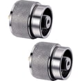 thumbnail image 1 of 2 Pieces Camping Stove Adapter 1 Lb Propane Small Tank Input EN417 Lindal Valve Output Outdoor Cylinder LPG Canister Adapter, 1 of 7