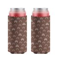 thumbnail image 1 of 2 Pieces Can Cooler Sleeves Insulated Collapsible Beer Can Sleeve Rainbow Brown Can Cooler Sleeve for Energy Drink & Beer, 1 of 4