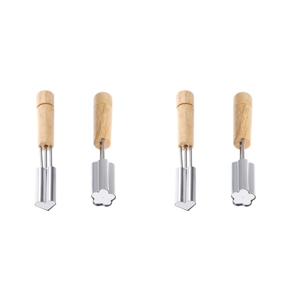 2 Pieces Canape Mold Cutting Stainless Steel Printing Form Baking Cake Child