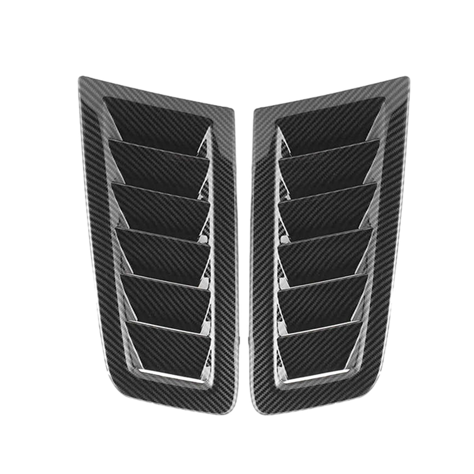 2 Pieces Car Hood Vent Scoops Replacement Air Intake Hood Vents Bonnet Cover Bonnet Air Vent Hood for Focus RS