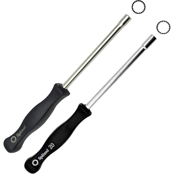 2 Pieces Carburetor Adjustment Tool 21-Teeth Splined Screwdriver for 2 Cycle Engines Compatible with Poulan Husqvarna STIHL Echo Craftsman Trimmers Chainsaws Leaf Blowers and More