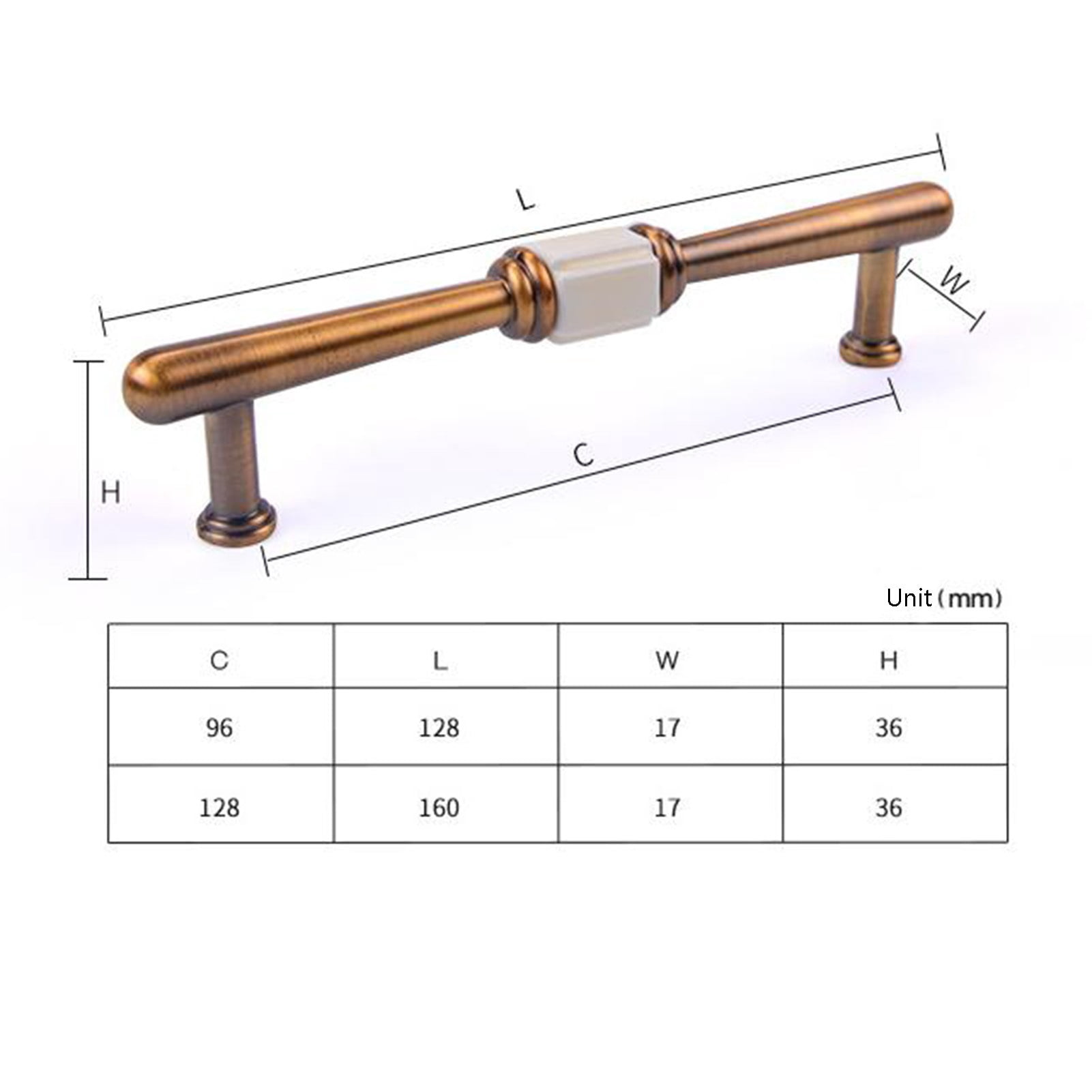 2 Pieces Ceramic Vintage Cupboard Pulls Furniture Kitchen Drawer Handles Antique Handles,Chrome-Plated Bow Pulls Closet Door Knobs Cupboard Door Handles