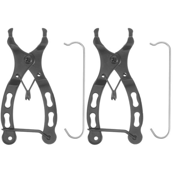 2-Pack Chain Hook Pliers Set Quick Release Bike Link Clamp Removal Tool for Repair