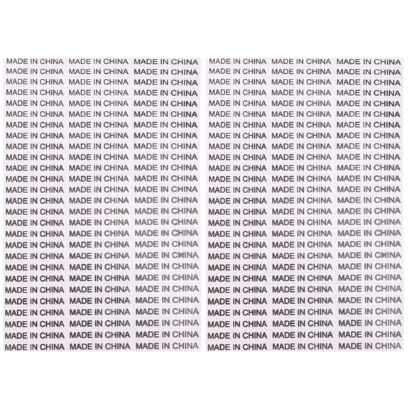 YUNLIGHTS China Imported Stickers Black Waterproof for Packaging and Shipping 10000Pcs