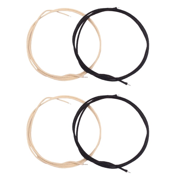 2 Pieces Cloth Guitar Wire Patch Cables Vintage-style Wire