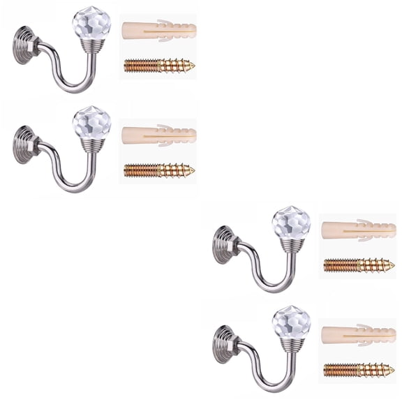 2 Pieces Coat Hangers Heavy Duty Curtain Holdbacks Delicate Home Decor