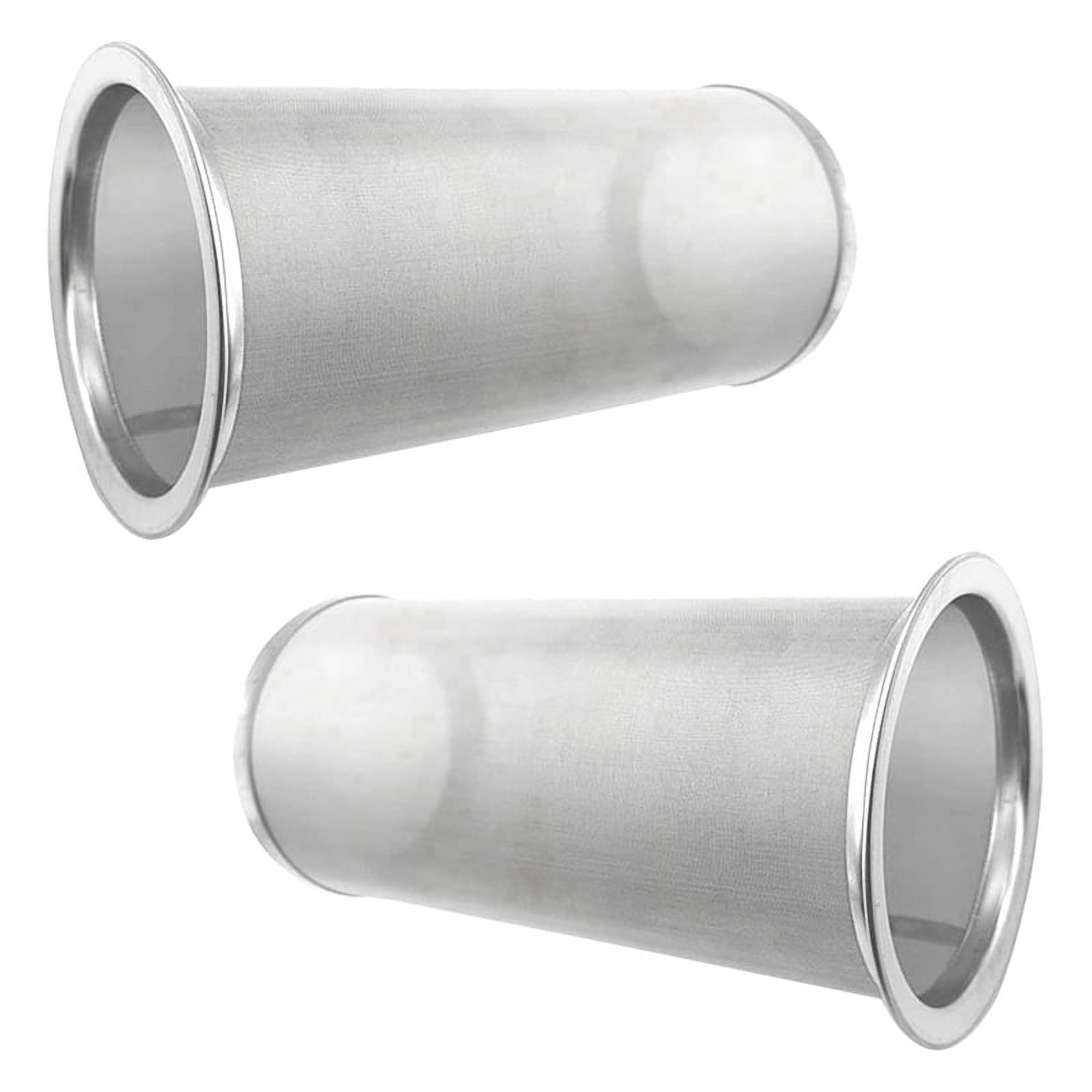 2 Pieces Cold Brew Strainer, Reusable Mesh Coffee Filter for Wide Mouth