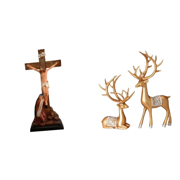 2 Pieces Couple Sculpture Lover Figurine Decorative Ornament European Style Rich Coloring for Wedding Anniversary Gift