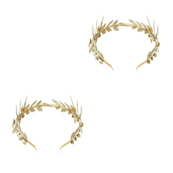 2 Pieces Crowns for Women Vintage Bridal Accessories Baroque Headdress