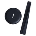 thumbnail image 1 of 2 Pieces Cymbal Strap Percussion Instrument Hand Strap PU Leather Comfort Pad Professional Marching Use, 1 of 9