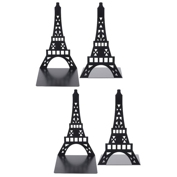 2 Pieces Decor Creative Iron Bookshelf Child Office