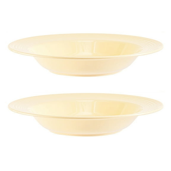 2 Pieces Dinner Plate Party Plates Restaurant Tableware Plate Hotel Special Western Food Pasta Plate Home Deep Plate Dessert Plate