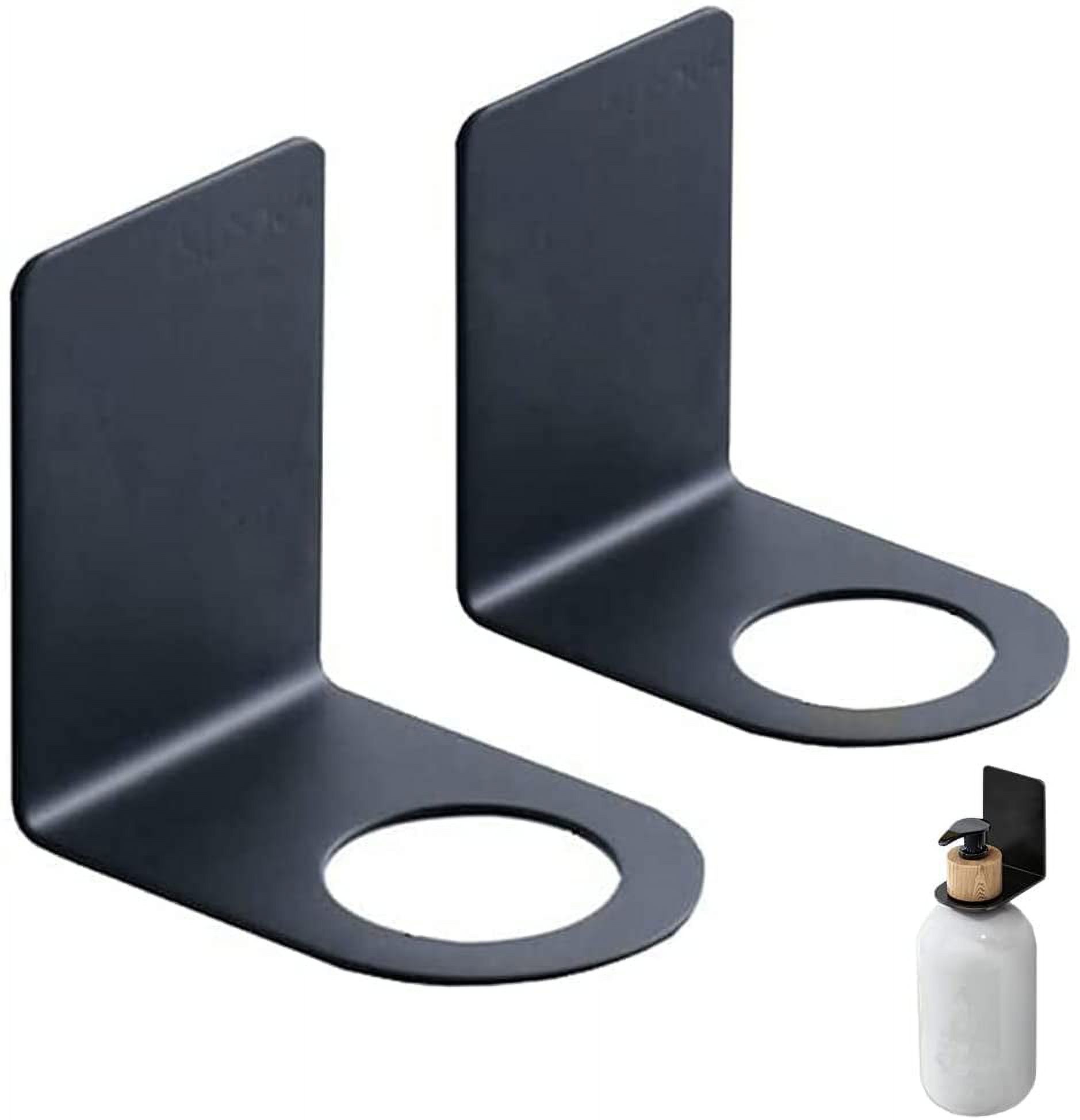 2 Pieces Dispenser Holder Hook, Wall Mounted Soap Dispenser Holder