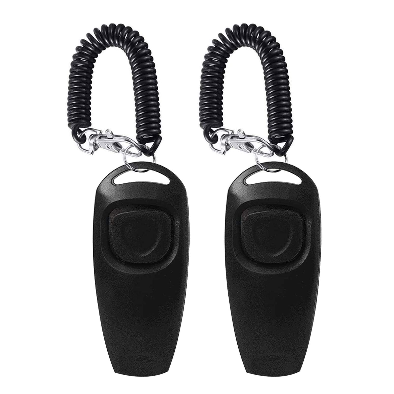 2 Pieces Dog Clicker Dog Whistle for Training Stop Barking Dog Whistle