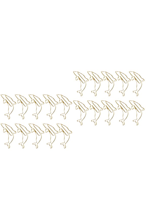 2 Pieces Dolphin Paper Clips Push Pins for Cork Board Office Clipboards